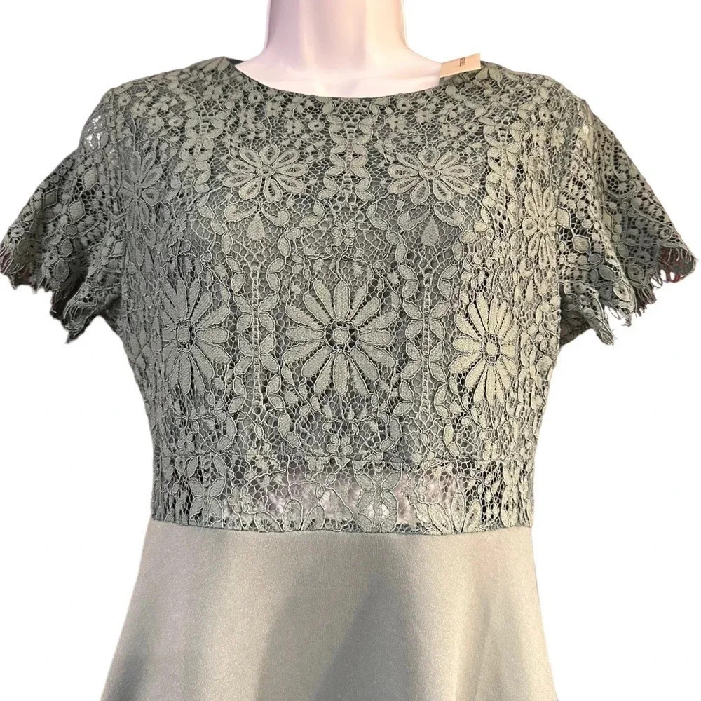 Francesca’s Teal A-Line Mini Dress - NWT - Size Small - Picture 3 of 9